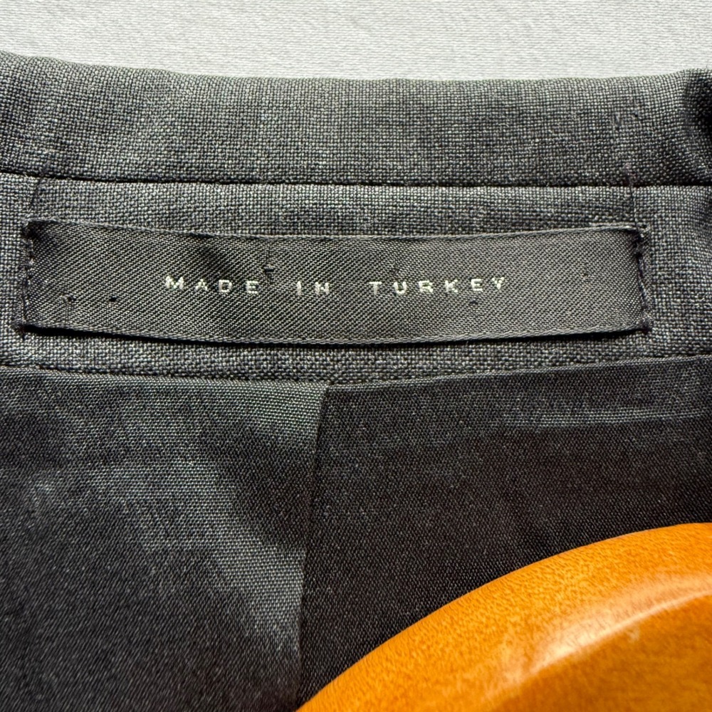 Hugo Boss Mens 40R Charcoal Gray Stretch Tailoring Wool Blazer Sport Coat 40 R - Picture 10 of 15